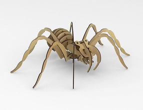 örümcek arana rompecabezas 3d bulmaca oyunlar oyuncaklar 3d print model - Mito3D