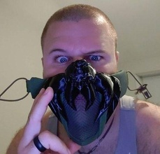 ragno viso maschera Halloween insetto spaventoso moda 3d print model - Mito3D