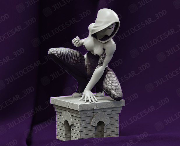 ragno gwen uomo peter parker meraviglia veleno maria jean carneficina dc batman catwoman miglia morales gatto nero ferro america giochi arte sculture 3D print model - Mito3D