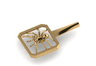 spider gioielli anello il logo anelli ciondoli di stampa design monumento art oro disco platino download argento drago caiters diamante gioiello moderna la scimmia 3d print model - Mito3D