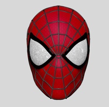 spider man headonly spiderman amazing theamazingspiderman 3dprint highdetail head sixthscale games toys 3d print model - Mito3D