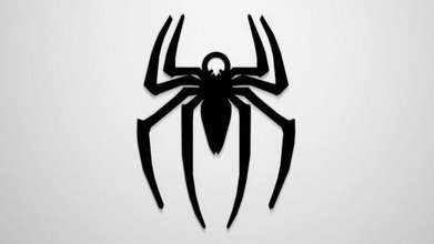 örümcek kolye örümcek adam logo 3d yazdır hayret moda 3d print model - Mito3D
