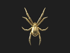 spider relief 3d print model insect tarantula arachnid figurine miniature toy scarry gadget mandibles angry stylized miniatures figurines jewelry art home pendant necklace jewellery pendants 3d print model - Mito3D