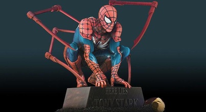 spiderman 3d print model spider - man statue ironman marvel hero amazing home superheros thanos hulk thor dc spiderverse character conceptual retro science people games toys 3d print model - Mito3D