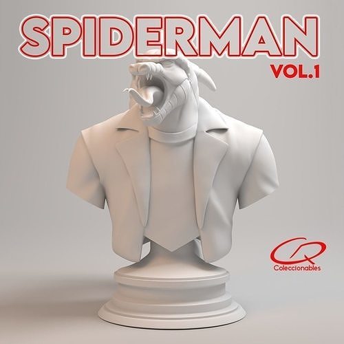 spider 90s sammlung eidechse wunder comic superheld animierte serien nostalgie fan art sammlerstücke bereit drucken 3dprint karikatur charakter büste skulptur bösewichte spiele spielzeuge 3D print model - Mito3D