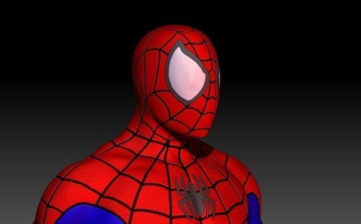 hombre araña clasico cómic estatua maravilla Comics Marvel asombroso Hombre Araña Arte esculturas 3d print model - Mito3D