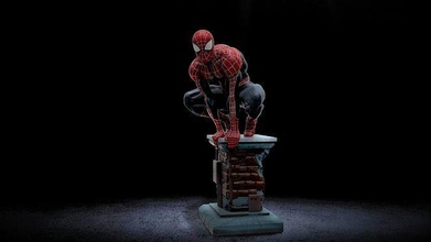 spiderman collectible sculpture figure body art spiderman marvel iron man stark statue man print collectible people printable sculptures original