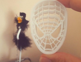 spiderman face cookie cutter cartoon superhero hobby diy hand tools 3d print model - Mito3D