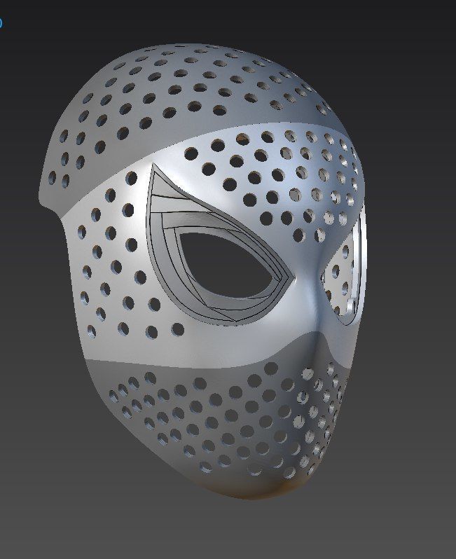 uomo ragno ritorno casa faceshell maschera cosplay meraviglia 3dprint spiderman homecomingcosplay roba peter parker passatempo fai 3D print model - Mito3D