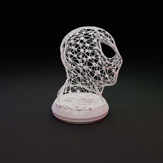 spiderman spider web style head figure net marvel art sculptures 3d print model - Mito3D