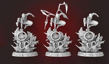 spider statue 3d modell stl drucken skulptur spiele spielzeuge panther spinne 3dmodel comics charakter zahl sci fi miniaturen figuren superheld rächer peter parker wunder druckbar kunst skulpturen 3d print model - Mito3D