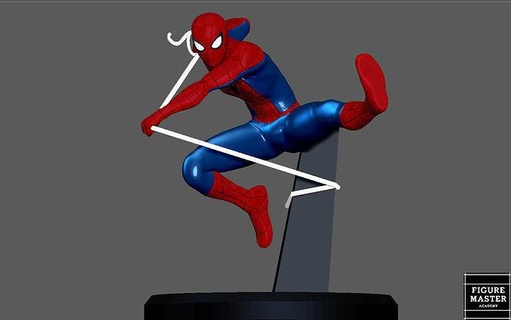 spiderman way home classic suit pos mcu marvel 3d print art sculptures 3d print model - Mito3D