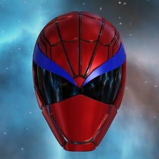 spidey ranger casque araignée homme artoftran budwin accessoires cosplay venin Puissance rangers rouge bleu loisir DIY 3d print model - Mito3D