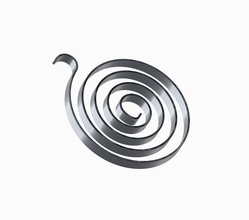 spirale torsion printemps outil enfant école mécanique conception loisir DIY pièces l'horloge fixation acier métal entretien boulon écrou 3d print model - Mito3D