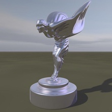 geist of ekstase statuette frau kunst skulptur körper wagen charakter skulpturen 3d print model - Mito3D