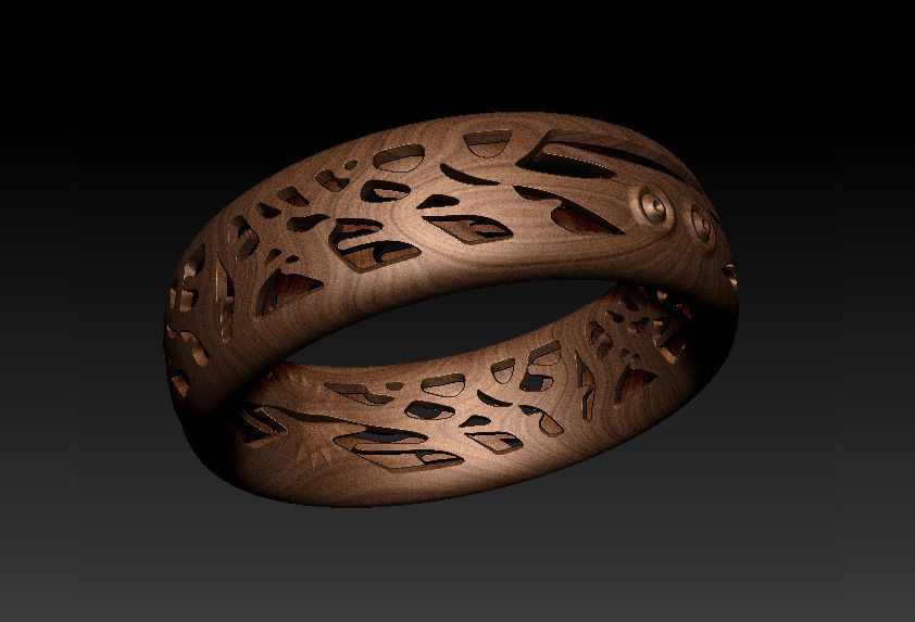 spirit tree ring jewelry legend hero dark magic power dream rings 3D print model - Mito3D