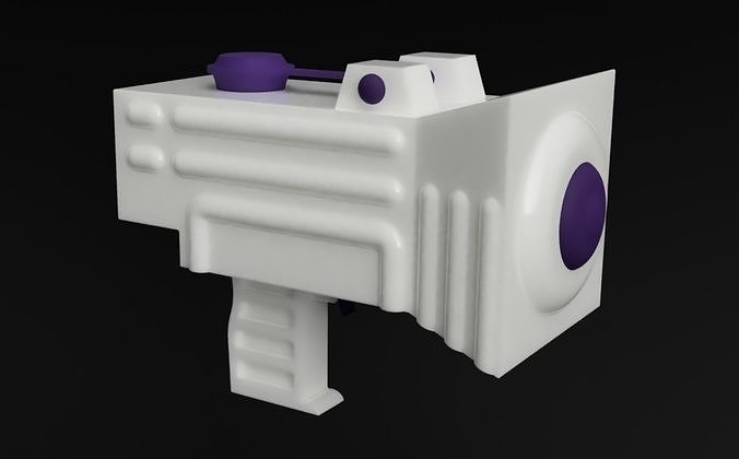 splatoon 3 splattershot jr 3d print files videogame nintendo gaming toys video game prop cosplay replica purple white clear pla petg stl inkling switch games 3D print model - Mito3D