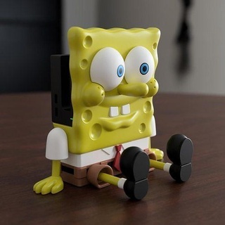 SpongeBob Dock Nintendo Schalter Schwamm Werkzeug Spiel 3dprint Patrone Spielzeug Plastik stl Spiele Spielzeuge Zubehör 3d print model - Mito3D