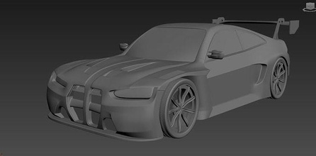 Spor Dalları araba otomotiv spor araç 3d oyunlar oyuncaklar 3d print model - Mito3D