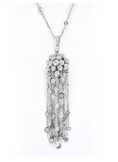 spotlight necklace jewelry gold pendant diamond jewel pendants jewellery precious luxury appaul 3d cad rhino matrix necklaces 3d print model - Mito3D
