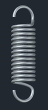 printemps maison en spirale de l'acier le chrome rebond d'autres 3d print model - Mito3D