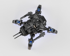 spyder tank robot 3d print spyderrobot toy 3dprint props game gameobject object highpoly cinema tablegame statue clay plastic games toys 3d print model - Mito3D