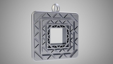 Platz Amulett Halskette Schmuck Silber platformer pearl - Zubehör Kunst Schönheit Armband Ohrring Eleganz Mode weiblich feminin Juwel Luxus Hals Halsketten 3d print model - Mito3D