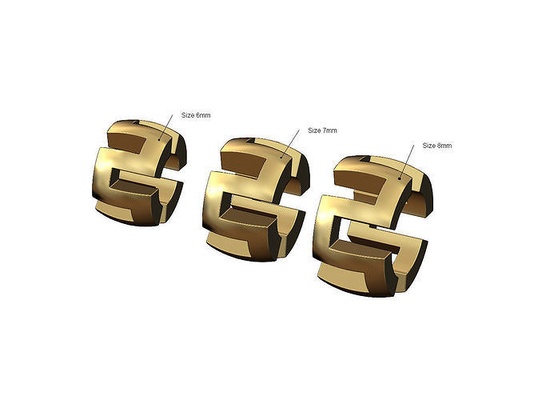 quadrat griechisch schlüssel muster armband tube korn charme anhänger schmuck druckbar gold silber halskette kuppel versace ergebnisse 3d modell armbänder 3d print model - Mito3D