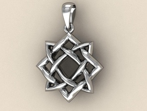 cuadrado svarog an antiguo símbolo eslavos poderoso talismán creía esconde original tipo joyería joya colgantes 3d print model - Mito3D