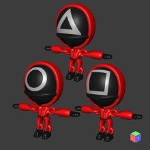 lula jogos flexi brinquedo chaveiro mascarar articulado personagem bolha cabeça funko pop stl obj 3d impressão brinquedos 3d print model - Mito3D