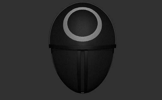calamar Jeu masque haute qualité Netflix déguisement mode 3d print model - Mito3D