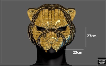 Tintenfisch Spiel Tiger Vip Maske Leben Größe Cosplay Requisiten Netflix Replik 3d drucken Kunst Skulpturen 3d print model - Mito3D