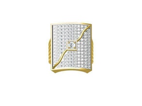 escudeiro do dente senhores anel jóias gentsring printable tradicionais vidros o design a arte diamante ouro de prata anéis 3d print model - Mito3D