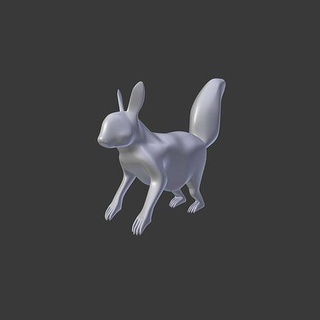 sincap hayvan Şirin orman hayvanlar doğa Sanat heykel minyatür oyuncak oyunlar oyuncaklar 3d print model - Mito3D