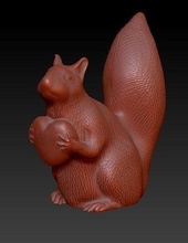 écureuil cœur jouet statuette 3d imprimante imprimable statue table figure personnage figurine jouets l'amour cadeau joli mignonne sentiments souvenir Jeux 3d print model - Mito3D