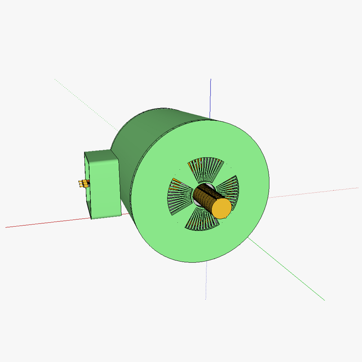 eichhörnchen käfig rotor induktion motor elektrisch hobby diy mechanisch teile 3D print model - Mito3D