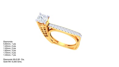 sr-11 diamond gem Juwel Schmuck ring Ringe gold Silber engagement Hochzeit Mode weiß genial engagem brillant diamant soliraire 3d print model - Mito3D