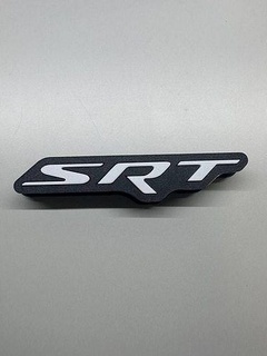 srt logo bumper whit led two avaiable versions dodge car muscle usa upcrid art gadget auto charger challenger hellcat demon hobby diy automotive 3d print model - Mito3D