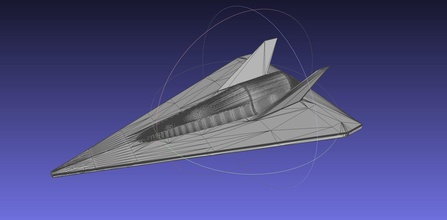 ssto spaceplane design printable model science space spaceflight spacecraft rocket rocketplane airplane aircraft single stage orbit concept reentry reusable 3d aerodynamics spaceship astronaut cockpit lifting body shuttle engineering 3d print model - Mito3D