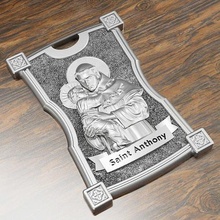 st anthony pendant saint jesus god jewellery religious catholic religion jewelry pendants 3d print model - Mito3D