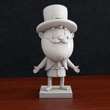 st Patrick Baumblatt Kobold Heilige Fee Gnom Irland Geschichte Glücklich Troll Karikatur Anhänger Kunst Skulpturen 3d print model - Mito3D