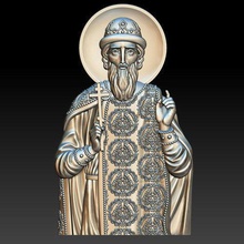st vladimir icon jewelry basrelief printable sculpture other 3d print model - Mito3D