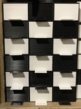 empilable boîte x1 x3 x6 x9 ménage pile magazin grotte récipient tiroir tiroirs modulaire loisir diy 3d print model - Mito3D