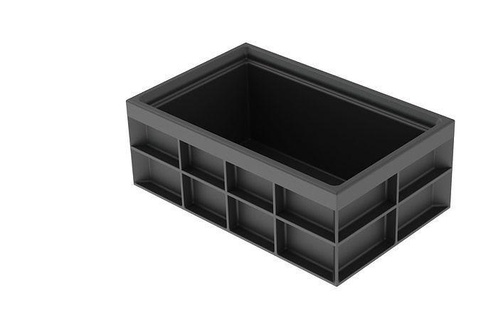 stackable reinforced box container storage cargo logistic stack plastic 3dprinted bin practibox architecture shipping contemporary dresser transport package family house accessories 3d print model - Mito3D
