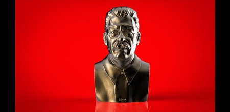 stalin heykel 3d stl obj kalıp cnc yazdırılabilir yüksek poli ussr komünizm sanat heykeller 3d print model - Mito3D