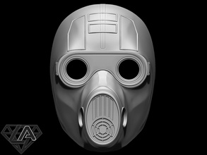 harceleur douane masque métro 2033 airsoft cosplay casque armure guerrier chevalier exo vegas tomber jeux jouets jeu accessoires 3d print model - Mito3D