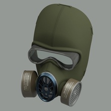 acosador monolito gas máscara radioactivo chernobyl pripyat supervivencia juegos juguetes juego accesorios 3d print model - Mito3D