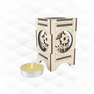 stand holder candle unique design laser cutting candles cut handmade gift svg drawing pattern cnc template vector glowforge house decor 3d print model - Mito3D