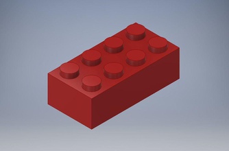 Standard 2x4 Lego Stück Legos Spielzeuge Rahmen Spiele Puzzle 3d print model - Mito3D