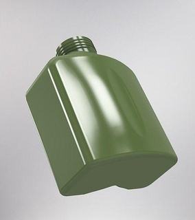 norme problème l'eau bouteille Plastique récipient vide armée cantine rétro Finlande finlandais art scans répliques 3d print model - Mito3D